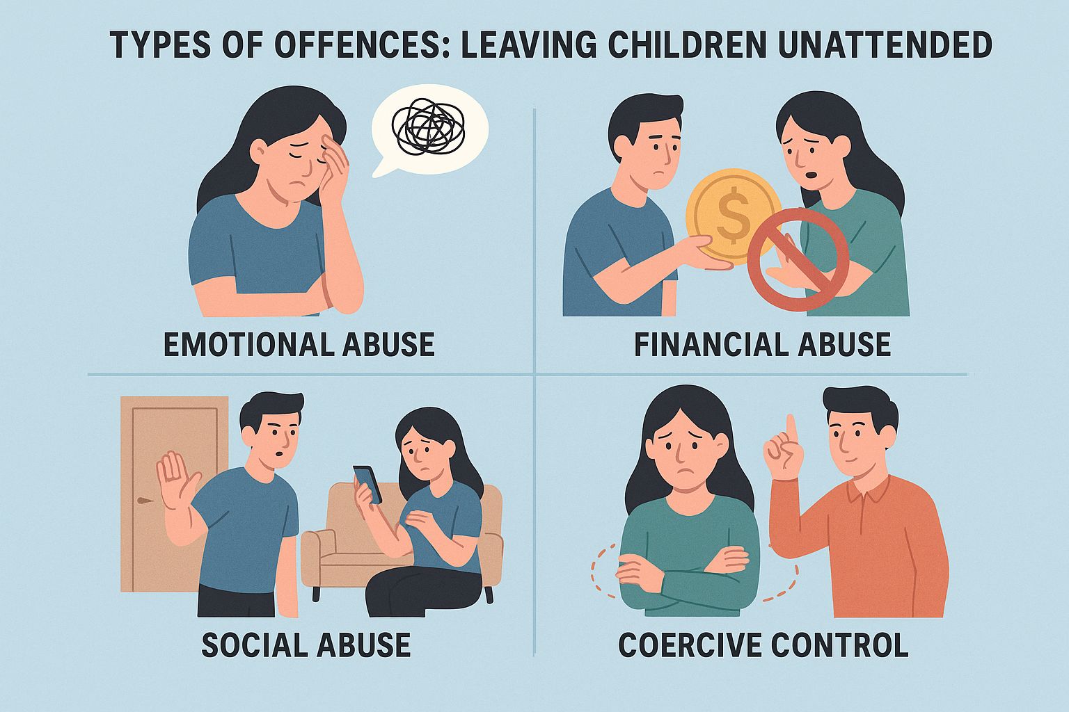 将孩子留在车内